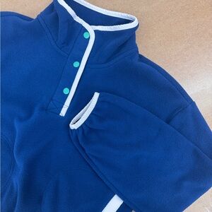 Old Navy Blue Kids Performance Fleece Pullover Sweatshirt